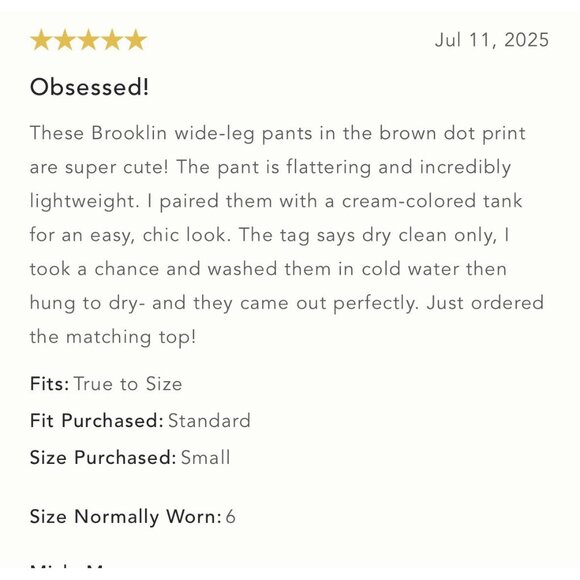 NWT Size 3X - Anthro  The Brooklin Printed Wide-Leg Pull-On Pants (NWT US$ 128) - Picture 12 of 16